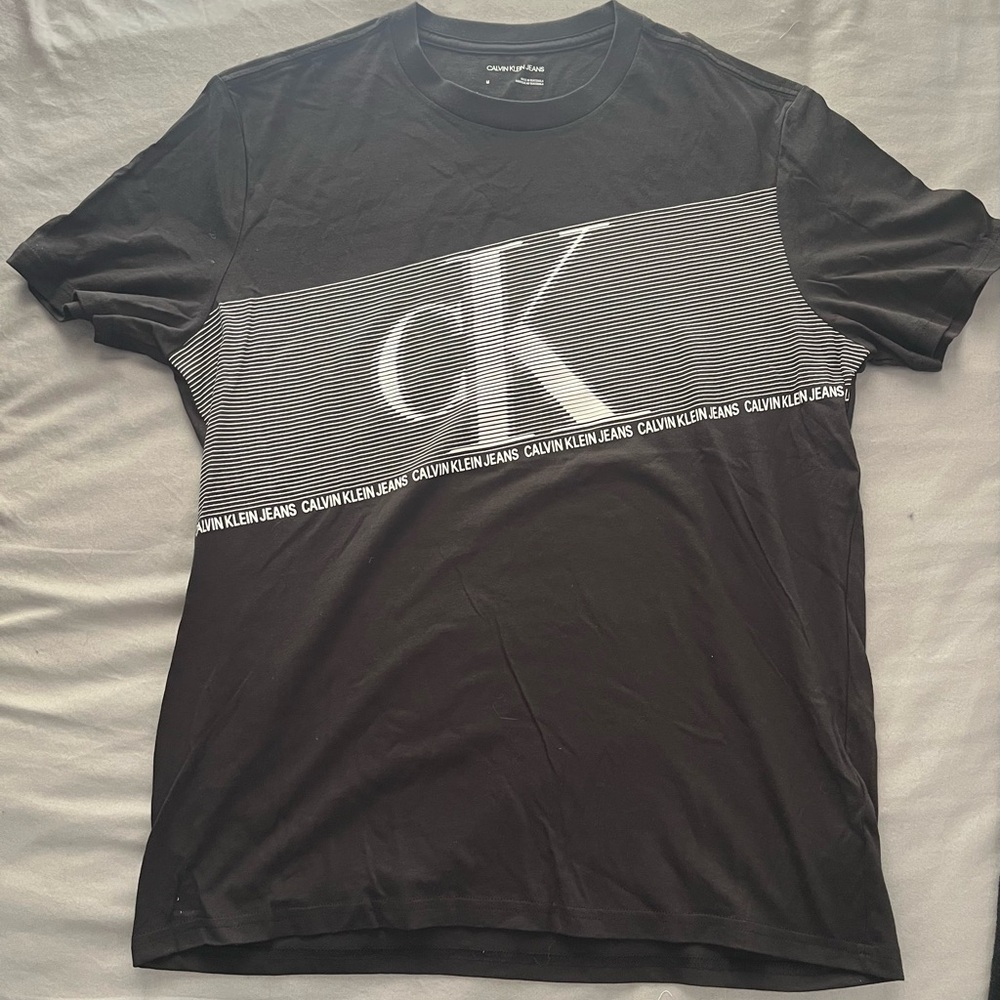 Calvin Klein Jeans Black Tee with CK Logo
